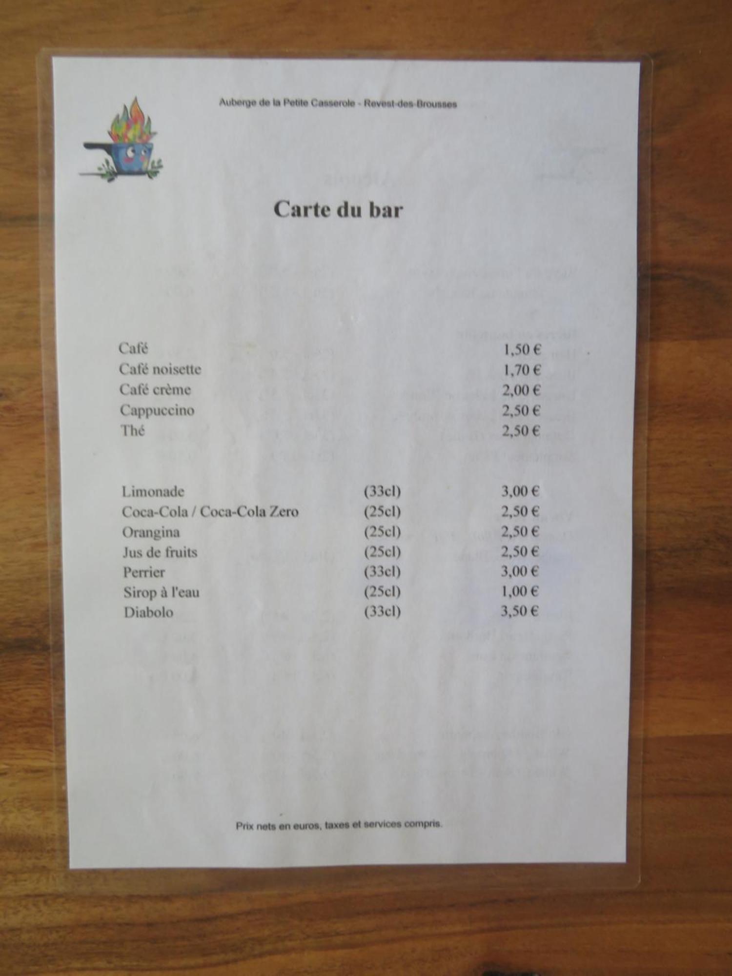 Auberge De La Petite Casserole Revest-des-Brousses Екстериор снимка